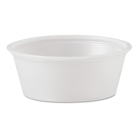 Dart Polystyrene Portion Cups, 1 1/2 oz, Translucent, PK2500 P150N